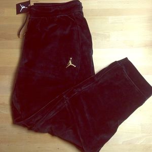 Brand new, Jordan velour pants